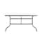 Flash Furniture Silver 55x31.5 Glass Patio Table - Umbrella Hole TLH-089-SV-GG - alternate 4
